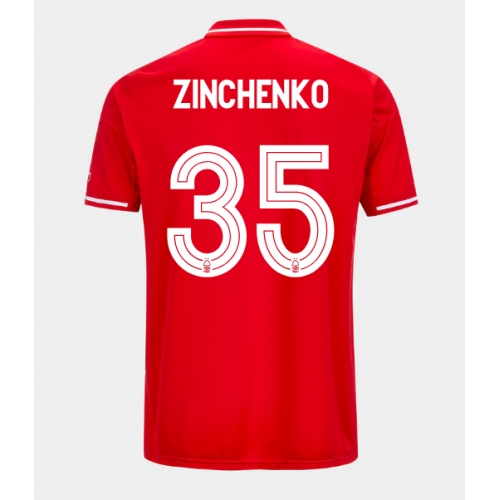 Billige Fotballdrakt Nottingham Forest Oleksandr Zinchenko #35 Replika Hjemmedrakt 2025-26 Kortermet Billige Fotballdrakt Nottingham Forest Oleksandr Zinchenko #35 Replika Hjemmedrakt 2025-26 Kortermet